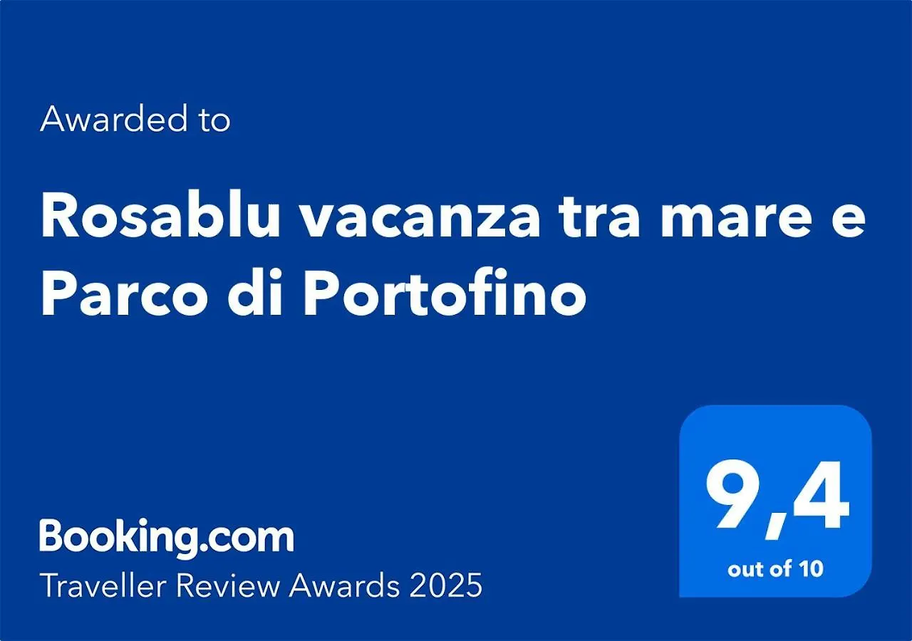 Rosablu Vacanza Tra Mare E Parco Di Portofino Camogli 0*,  Italie
